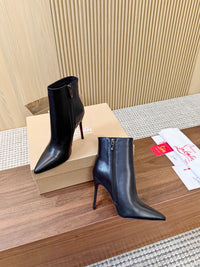 Kate Max Leather Ankle Boots
