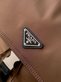 Explore Re-Nylon and Leather Backpack