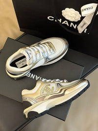 Logo Metallic Trainers