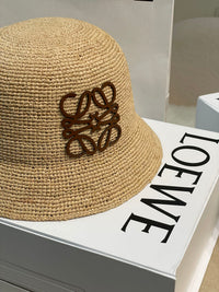 Anagram Raffia Bucket Hat