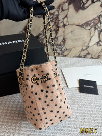 Pony Hair Bucket Bag