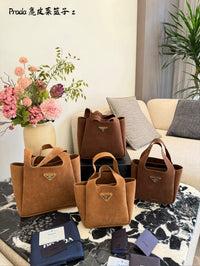 Suede Tote Bag