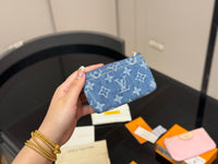 Denim Key Pouch