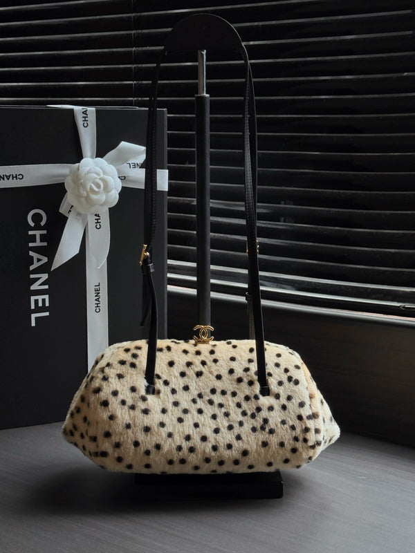 26A Pony Hair Clutch with Strap