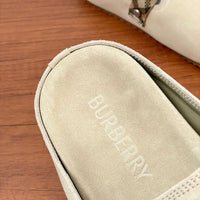 Check Suede Urchin Clogs
