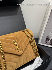 Suede Loulou Shoulder Bag