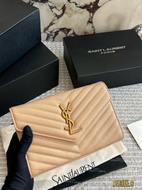 Cassandre Leather Clutch