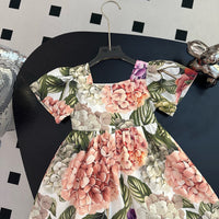 Floral Flutter Sleeve Dress