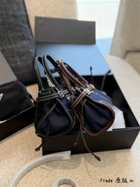 Bonnie Small Denim Leather Bag