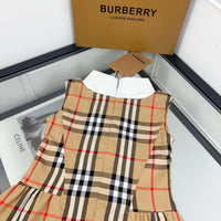 Vintage Check Dress with Peter Pan Collar