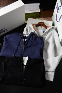 Check Zip Hoodie