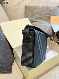 Grid Messenger Bag