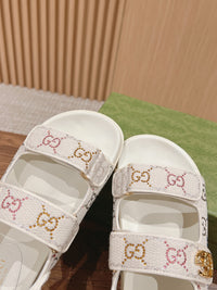 Monogram Sandals