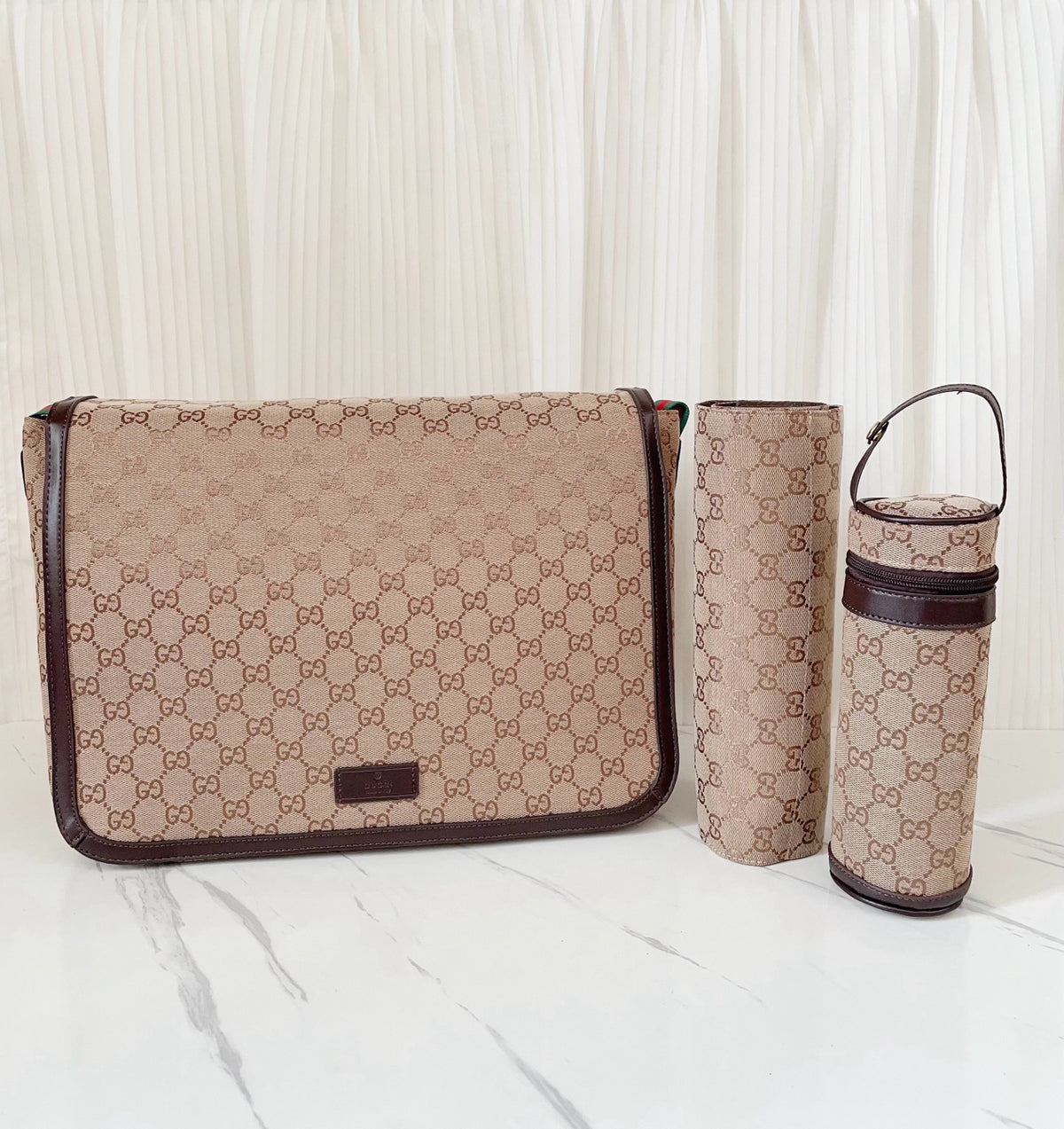 Monogram Nursery Bag Set