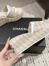 Platform Slide Sandals