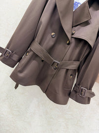 Short Belted Trench Coat