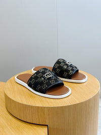 Monogram Slide Sandals