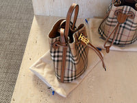 Mini Check Bucket Bag