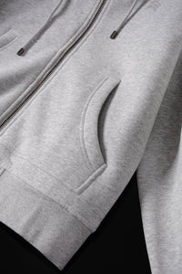 Check Zip Hoodie