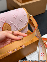 Diane Monogram Denim Pink