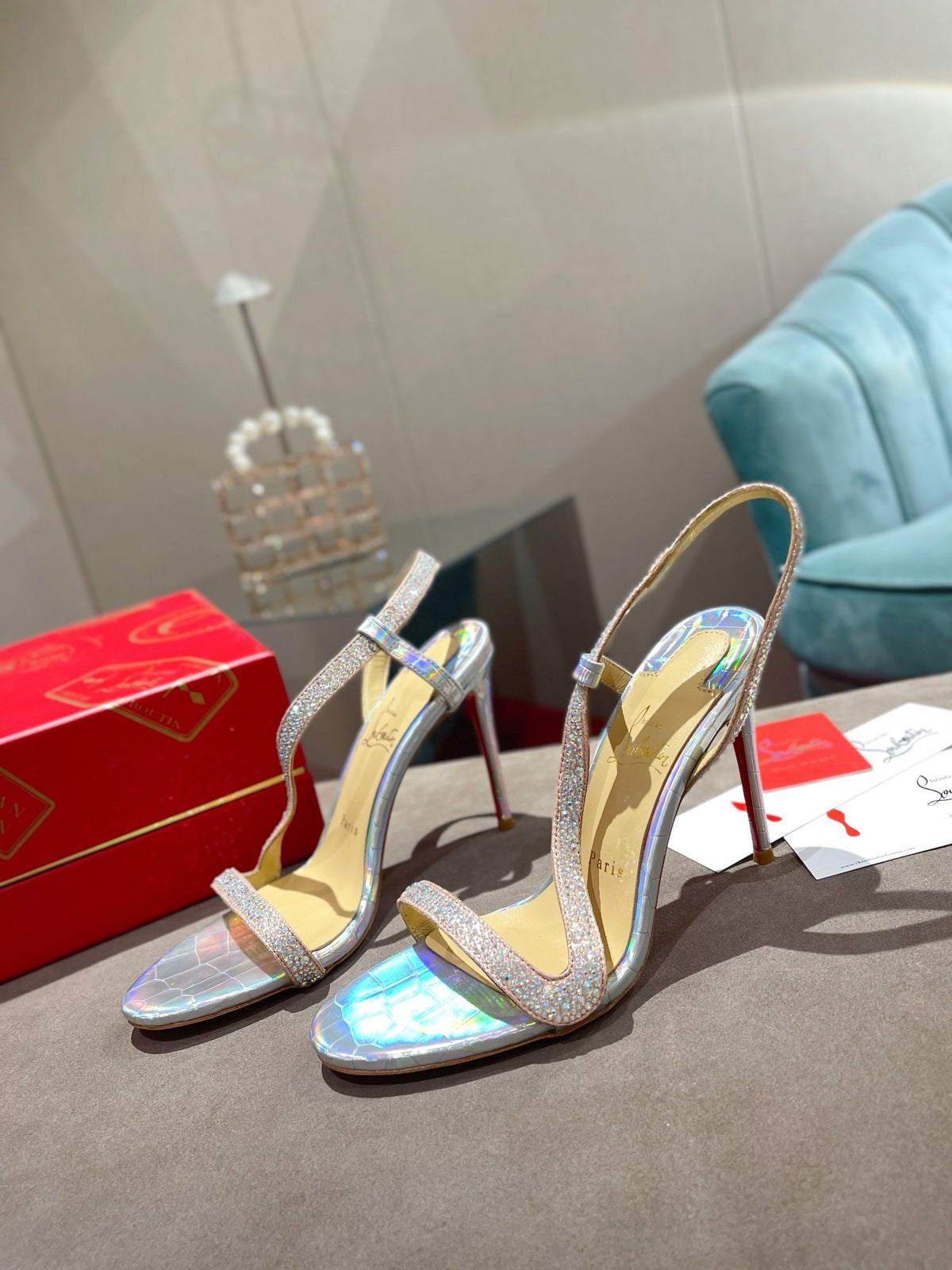 Rosalie Strass Sandals