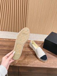 Tweed Leather Espadrilles