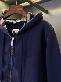 Check Zip Hoodie