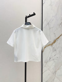 Cropped Polo Shirt