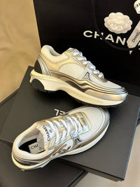 Logo Metallic Trainers