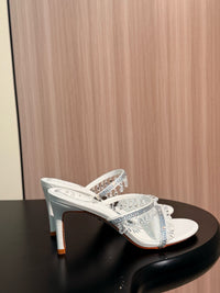 Caovilla Chandelier Heeled Mules