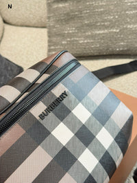 E-canvas Check Bum Bag