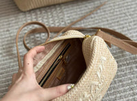 Natural Crochet Brique Bag