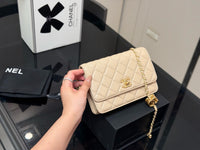 Mini Flap Bag with Charm