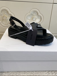 Leather Platform Sandals