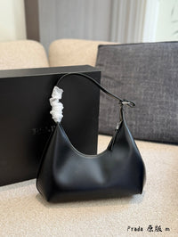 Cleo Brushed Leather Shoulder Bag