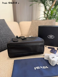 Re-Nylon Logo Boston Bag