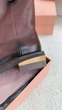 Foule Leather Booties