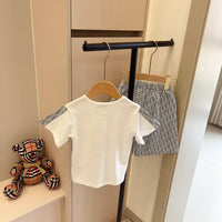 Monogram Tee & Skort Set