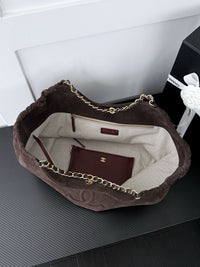 26C Suede Shopping Tote