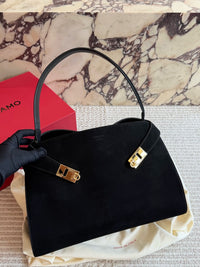 Hug Suede Shoulder Bag