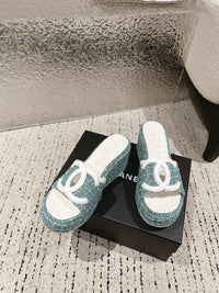 Platform Slide Sandals