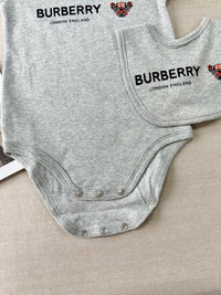 Bear Logo Bodysuit & Bib Set