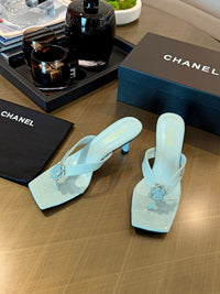 Camellia Thong Mules