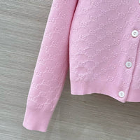 Fine Fabric Jacquard Cardigan