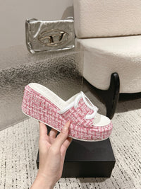 Platform Slide Sandals