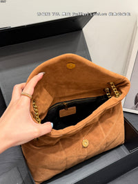Suede Loulou Shoulder Bag