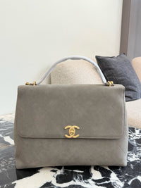 26C Suede Flap Bag