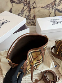 Check Bucket Bag
