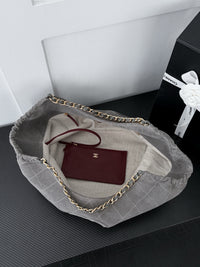 26C Suede Shopping Tote