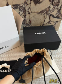Clutch with Leather Strap